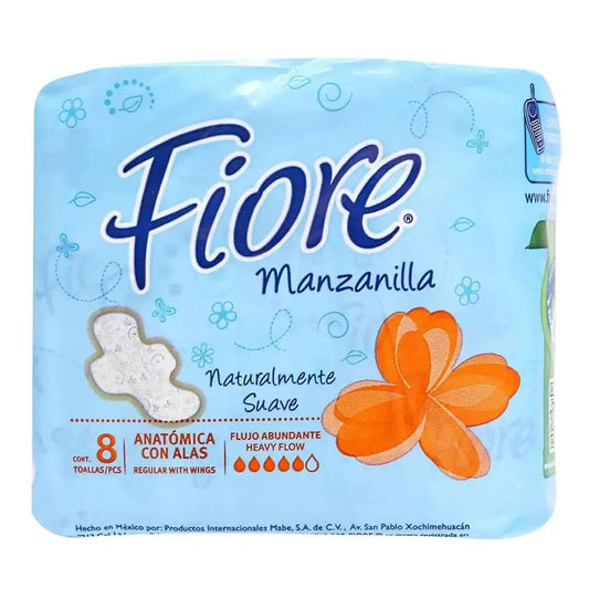 Toallas Sanitarias Fiore 8 piezas