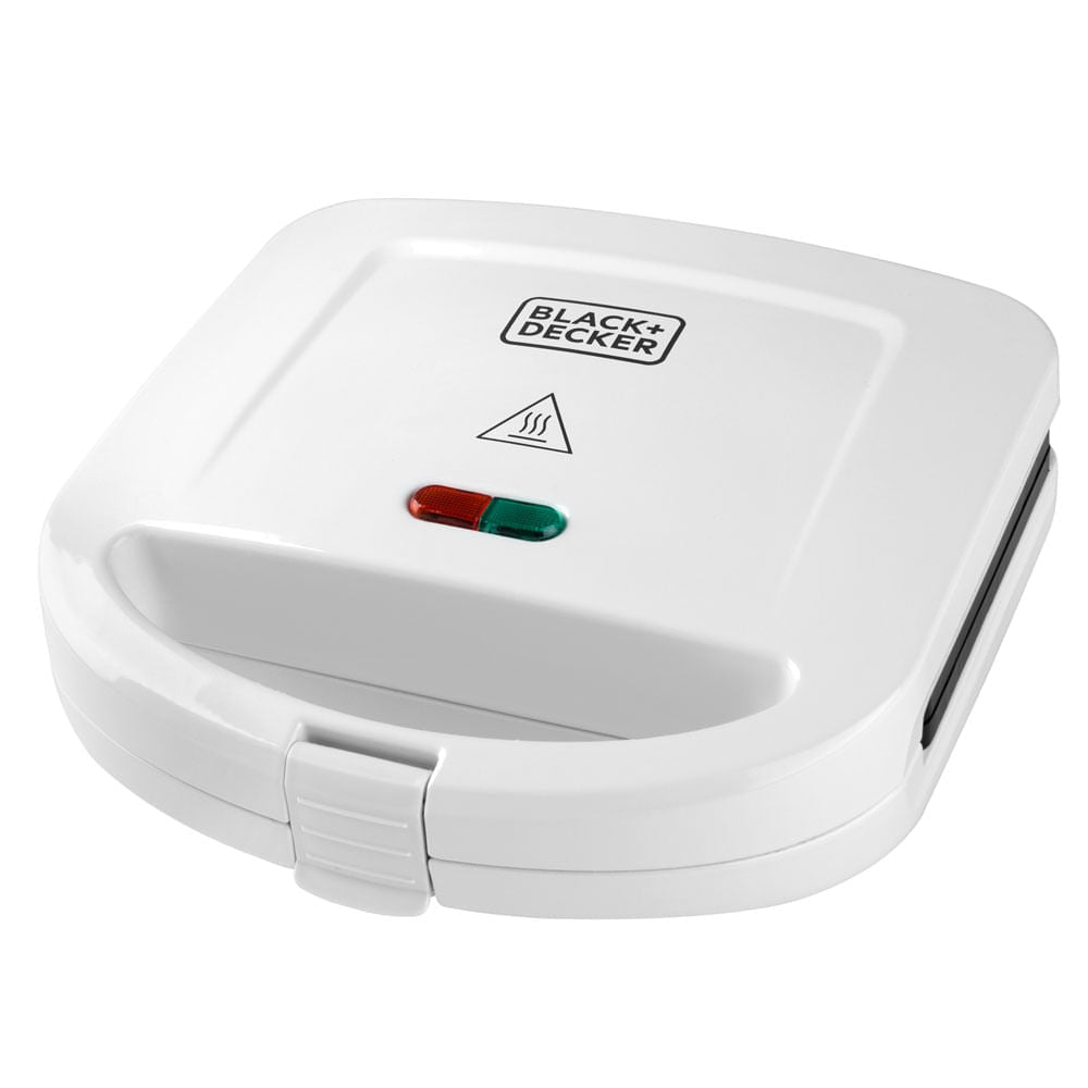 Sandwichera Black & Decker Antiadherente Blanca