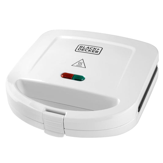 Sandwichera Black & Decker Antiadherente Blanca