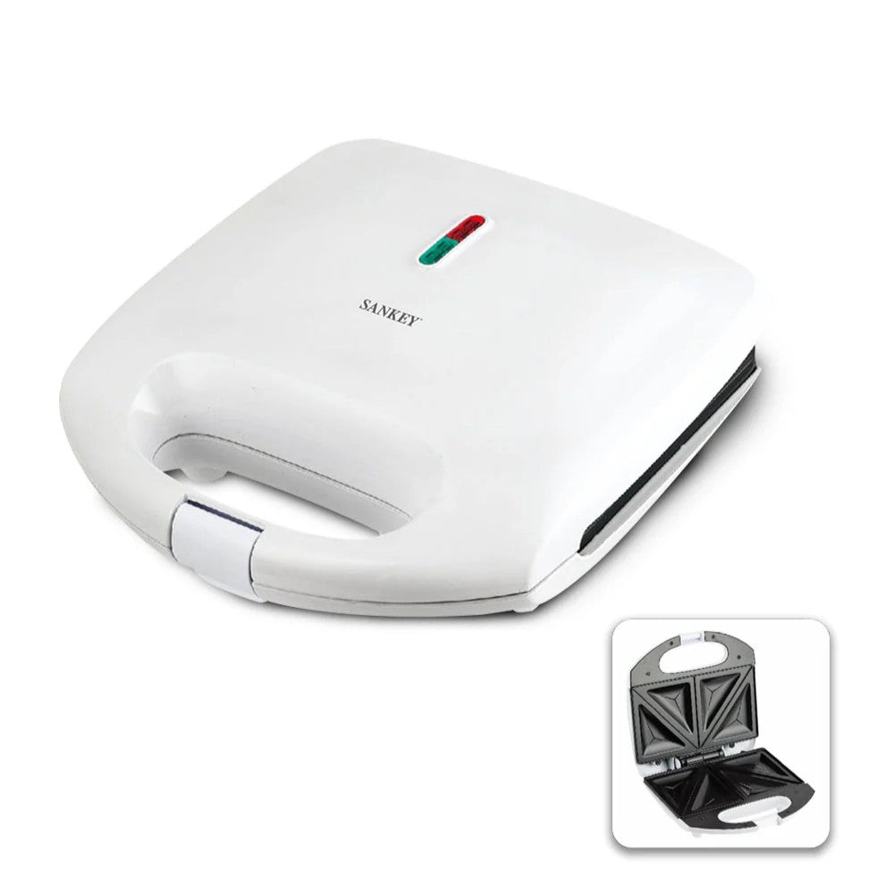 Sandwichera Sankey Para 2 Panes / 750W / Blanca - Sankey - Titan.com.pa - 7453118901340