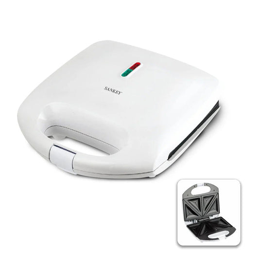 Sandwichera Sankey Para 2 Panes / 750W / Blanca - Sankey - Titan.com.pa - 7453118901340