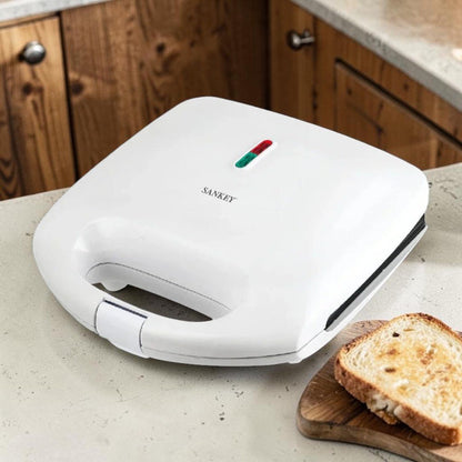 Sandwichera Sankey Para 2 Panes / 750W / Blanca - Sankey - Titan.com.pa - 7453118901340