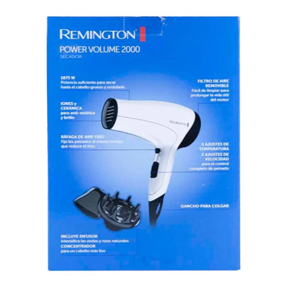 Secador de Cabello Remington Power Volumen 2000 - Remington - Titan.com.pa - 74590514582