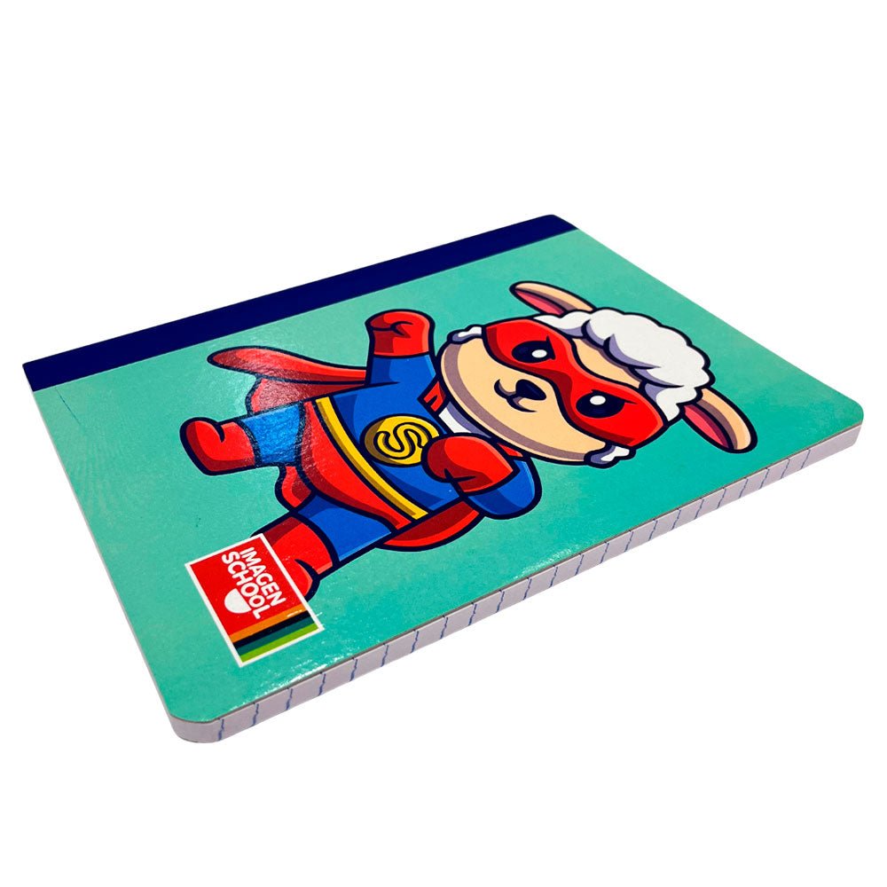Set de 3 Cuaderno Cosido Pequeño Imagen School / 200 Páginas / Raya Ancha / Boys - Imagen School - Titan.com.pa - 2100000908509