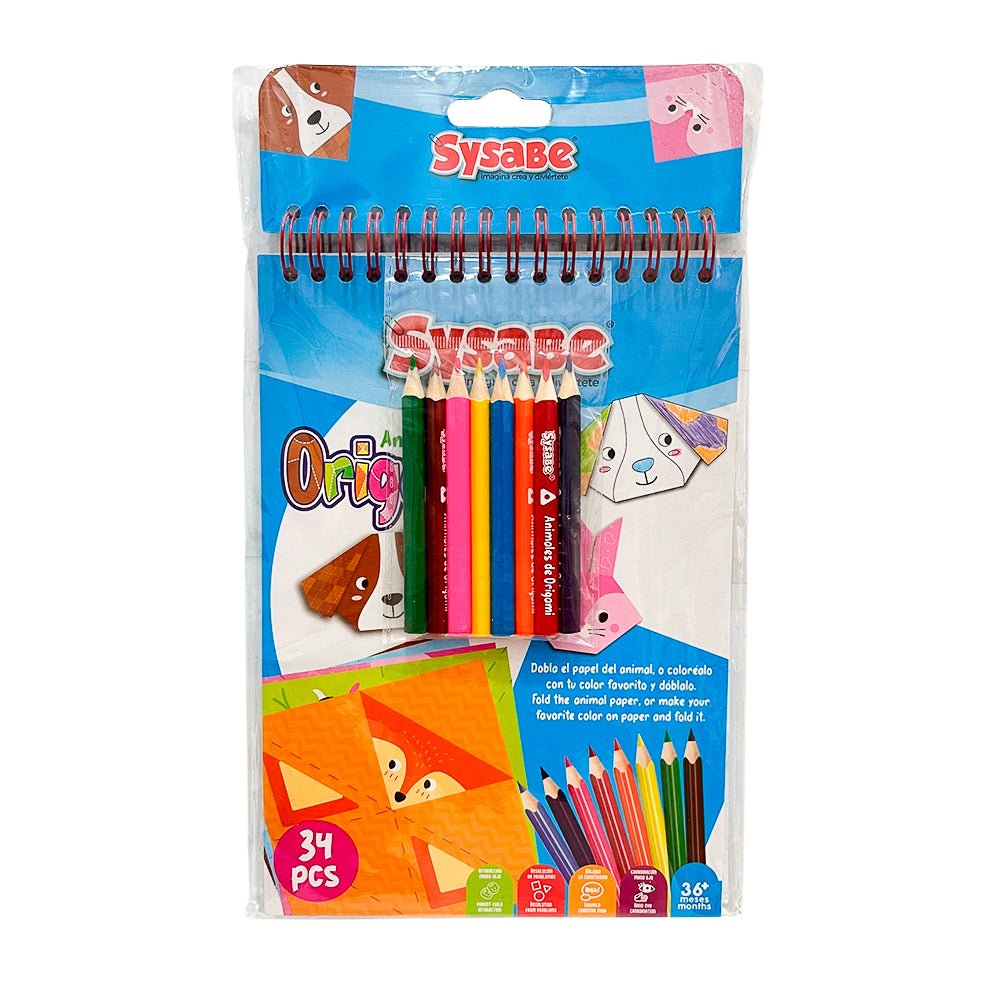 Set de Actividades Sysabe / Colorear y Origami - Sysabe - Titan.com.pa - 7591213034782
