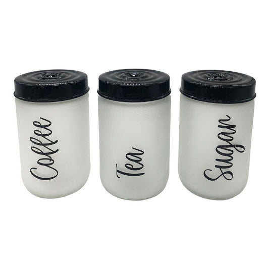 Set de Canister Herevin de Vidrio 3 Piezas
