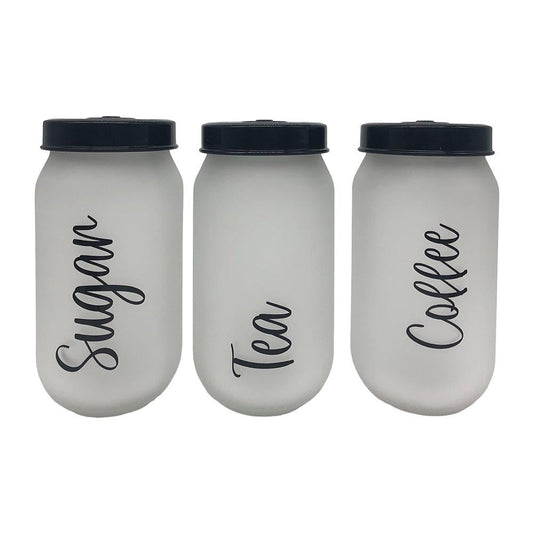 Set de Canister Herevin de Vidrio 3 Piezas