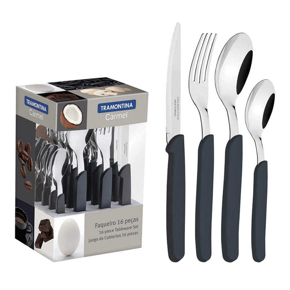 Set De Cubiertos Tramontina De 16 Piezas