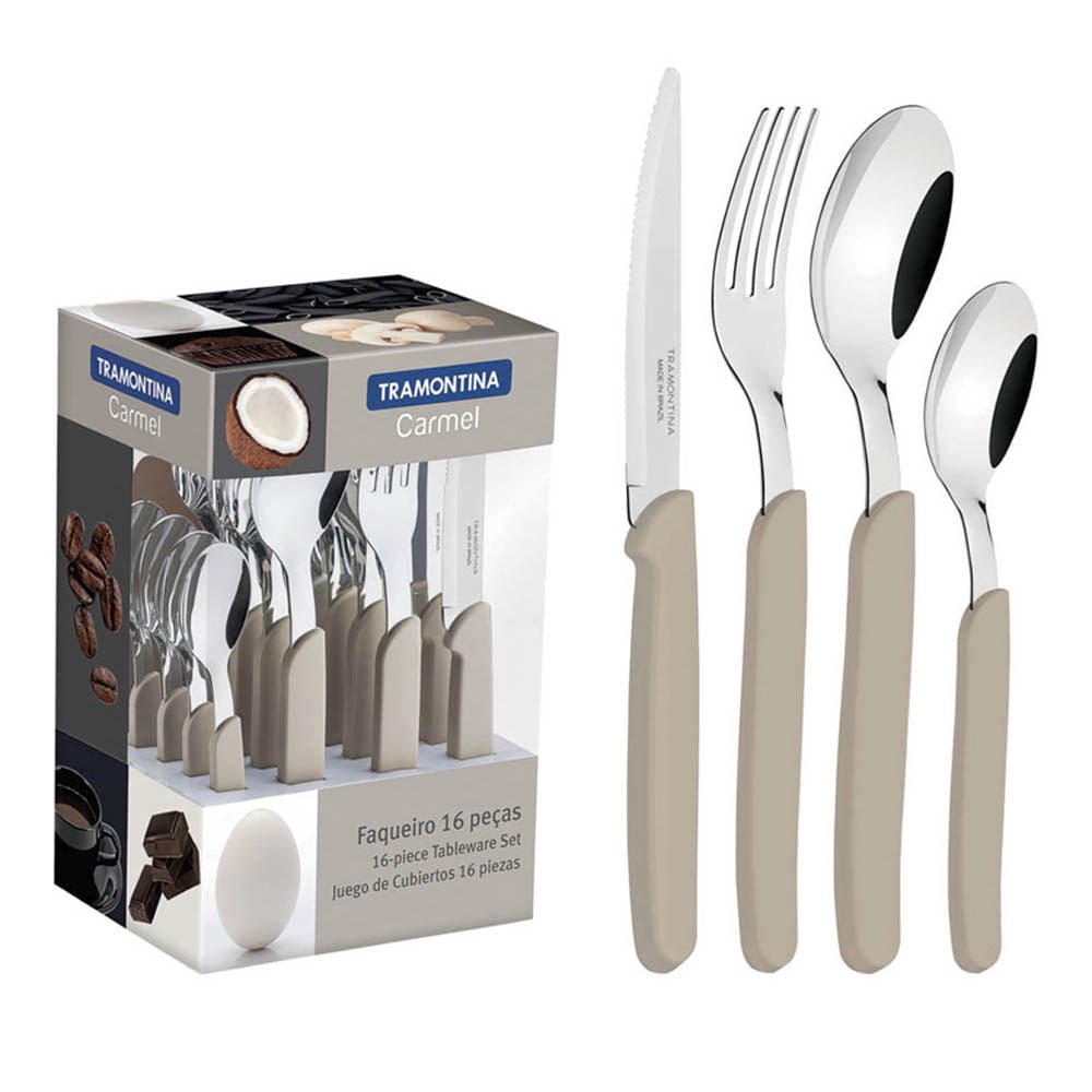 Set De Cubiertos Tramontina De 16 Piezas