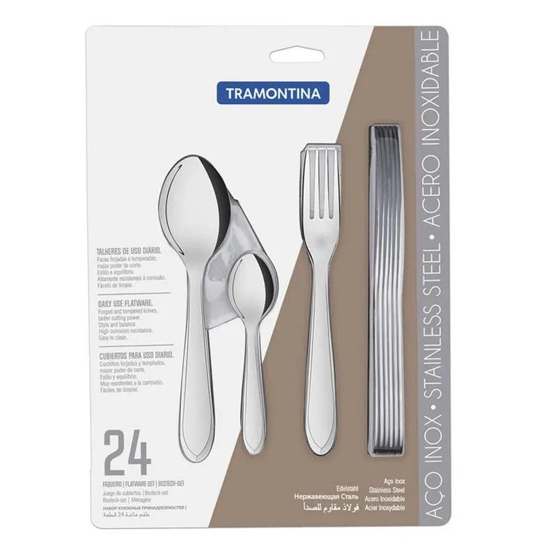 Set De Cubiertos Tramontina De 24 Piezas 5422 - Tramontina - Titan.com.pa - 7891116106501