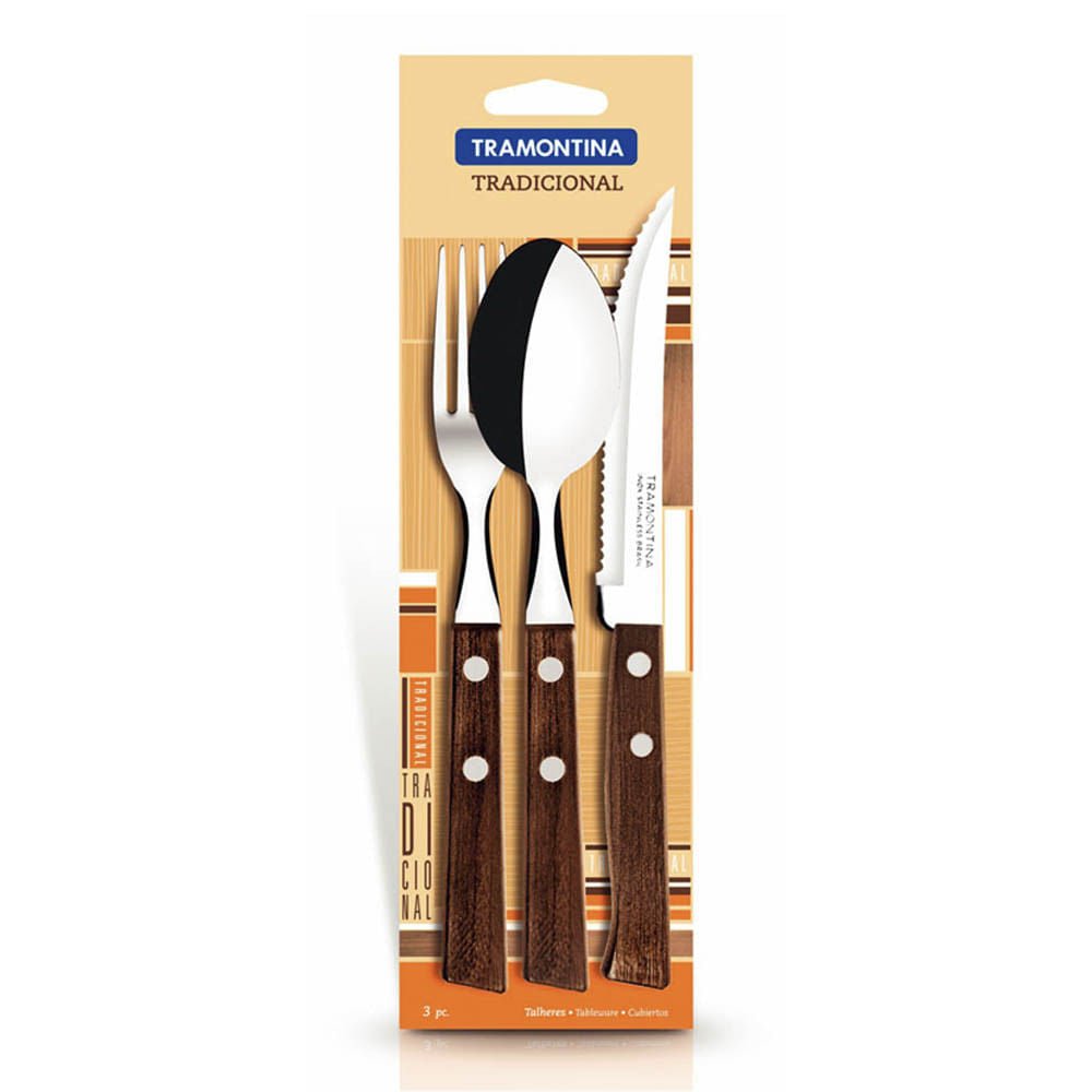 Set De Cubiertos Tramontina De 3 Piezas