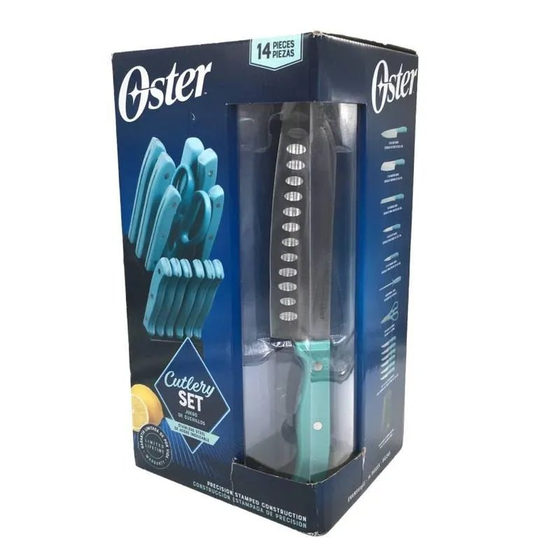 Set De Cuchillos Oster 14 Piezas Aqua - Oster - Titan.com.pa - 085081507808
