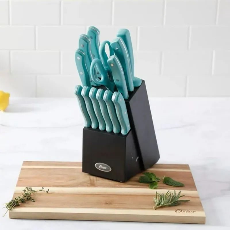 Set De Cuchillos Oster 14 Piezas Aqua - Oster - Titan.com.pa - 085081507808