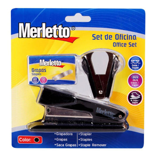 Set de Engrapadora Merletto Con Grapas
