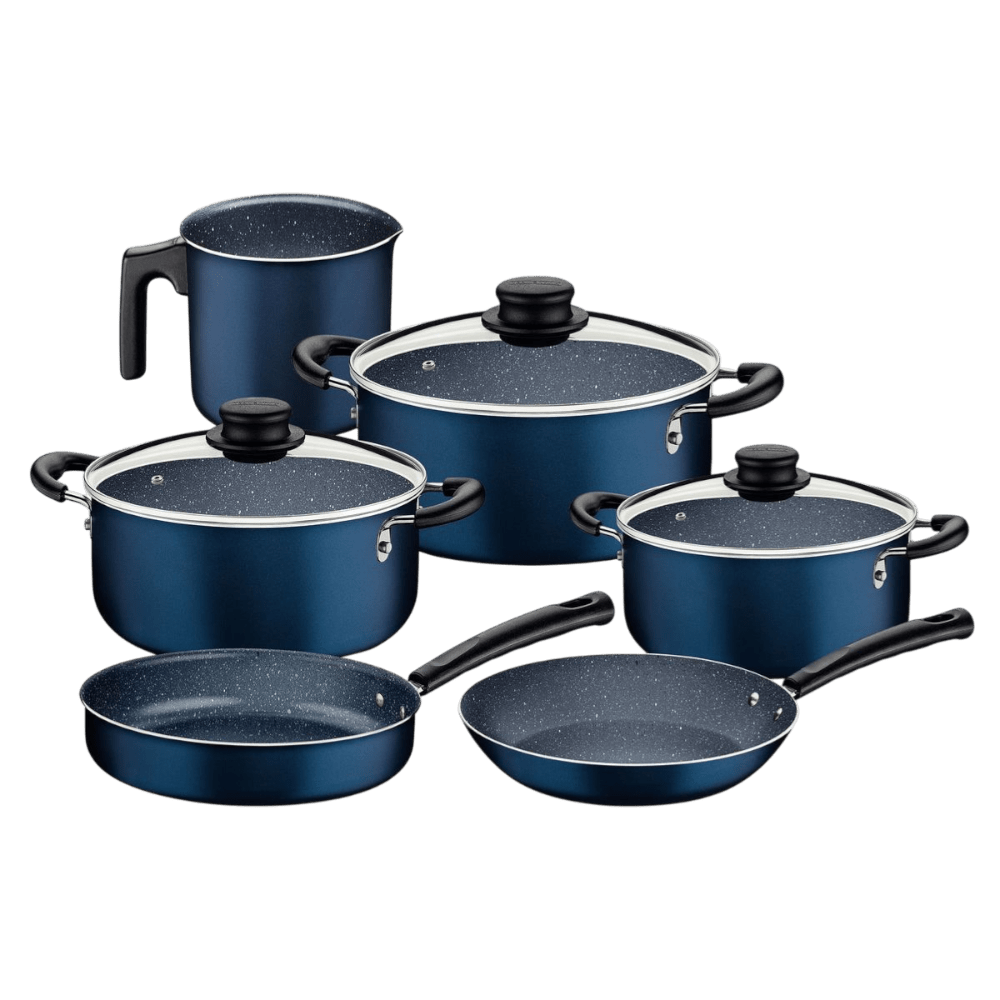 Set De Ollas Tramontina Azul 9 Piezas - Tramontina - Titan.com.pa - 7891112340169