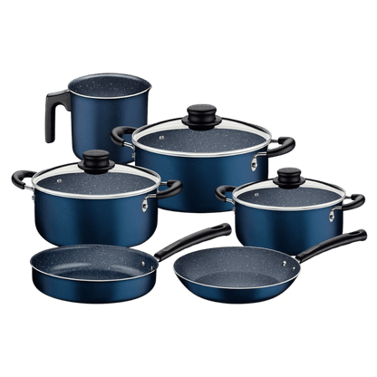 Set De Ollas Tramontina Azul 9 Piezas - Tramontina - Titan.com.pa - 7891112340169