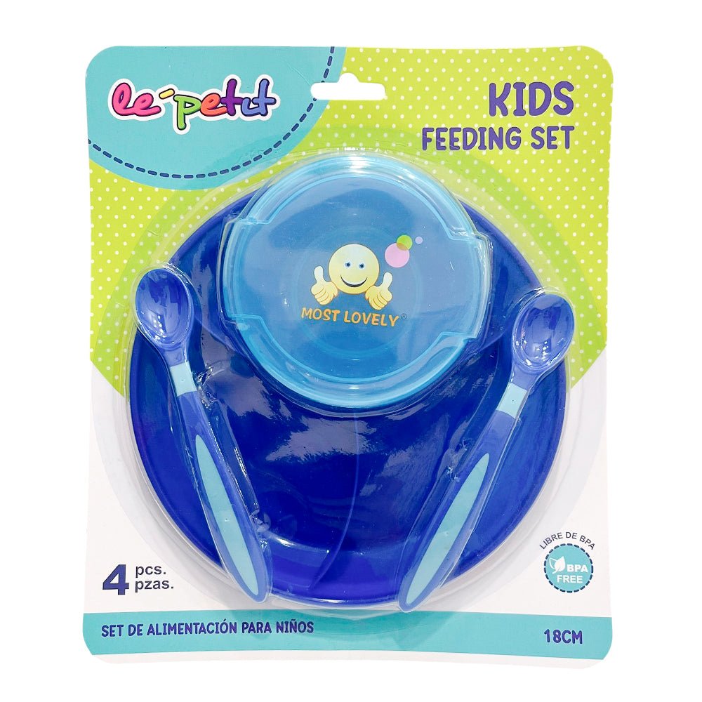 Set de Plato y Cubierto Para Bebé Lepetit / 4 Piezas / Surtido - Lepetit - Titan.com.pa - 7453126238414