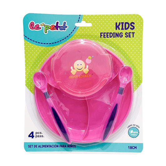 Set de Plato y Cubierto Para Bebé Lepetit / 4 Piezas / Surtido - Lepetit - Titan.com.pa - 7453126238414