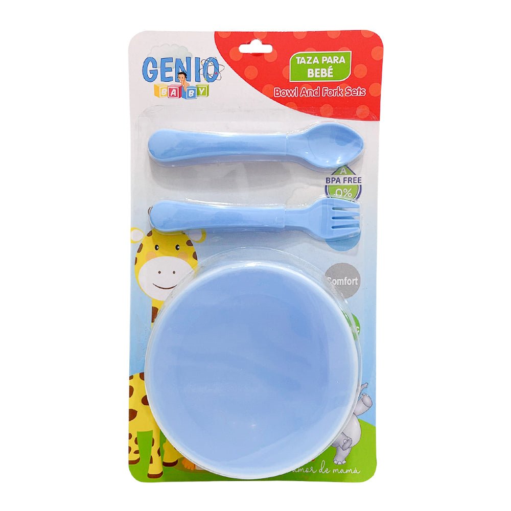 Set de Platos y Cubiertos Genio Baby / 3 Piezas Para Bebé / Surtido - Genio Baby - Titan.com.pa - 6920180025461