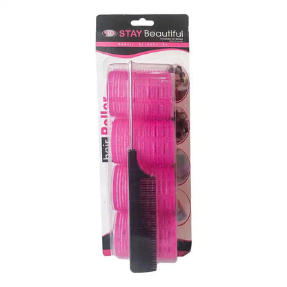 Set de Rollos y Peinilla Stay Beautiful de Velcro - Surtido - Stay Beautiful - Titan.com.pa - 6920140006035