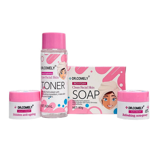 Set de Skin Care Facial Dr. Comely - Neutro - Titan.com.pa - 6937914940013