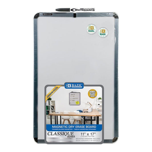 Set de Tablero Blanco Magnético Bazic 11" x 17"