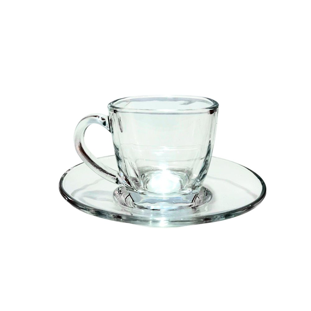 Set De Taza C/Plato Espresso De Vidrio 12 Piezas - Home Elengace - Titan.com.pa - 2100000145072