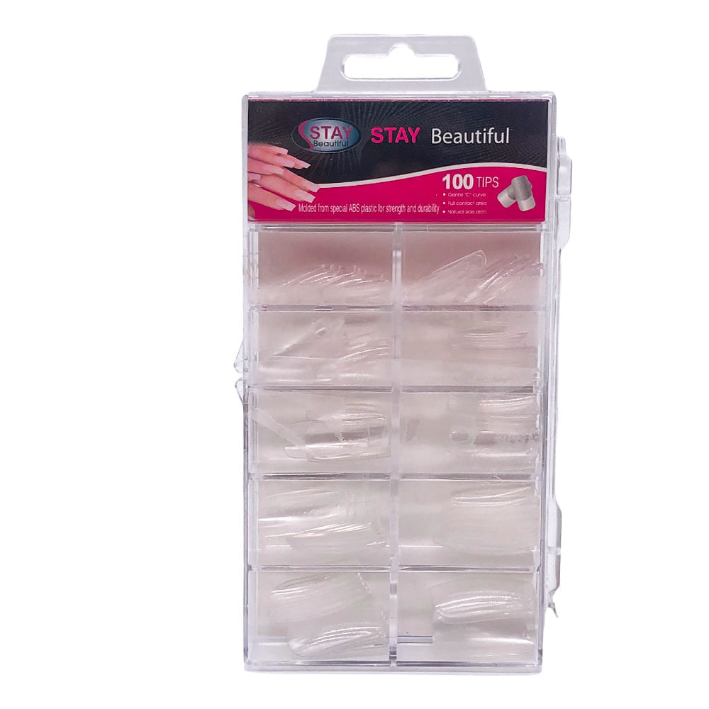 Set De Uñas Falsas Stay Beautiful 100 unidades