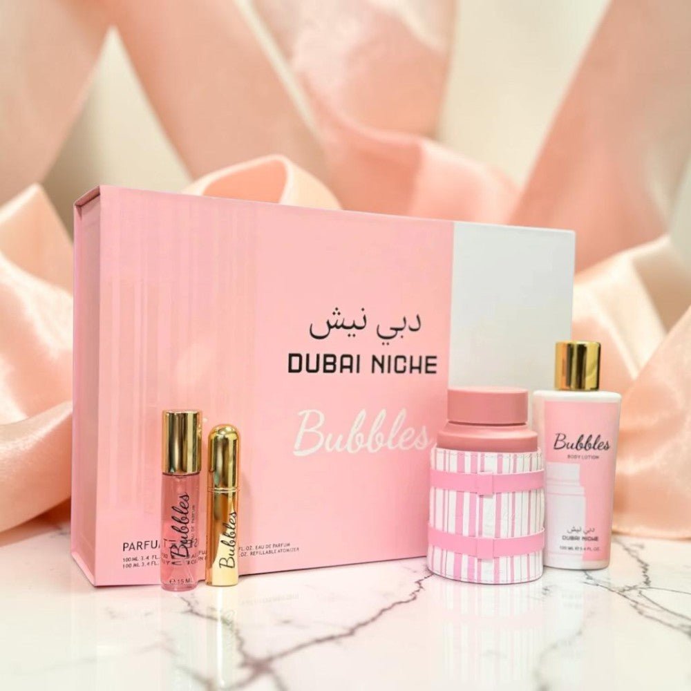 Set Dubai Niche Bubbles EDP 4 Piezas - Dama - Dubai Niche - Titan.com.pa - 7453048903698