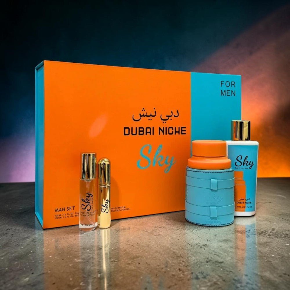 Set Dubai Niche Sky EDP 4 Piezas - Caballero - Dubai Niche - Titan.com.pa - 7453048903681