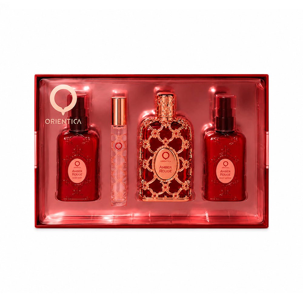 Set Orientica Amber Rouge EDP For Women / 80ML / 4 Piezas - Orientica - Titan.com.pa - 6297001158869