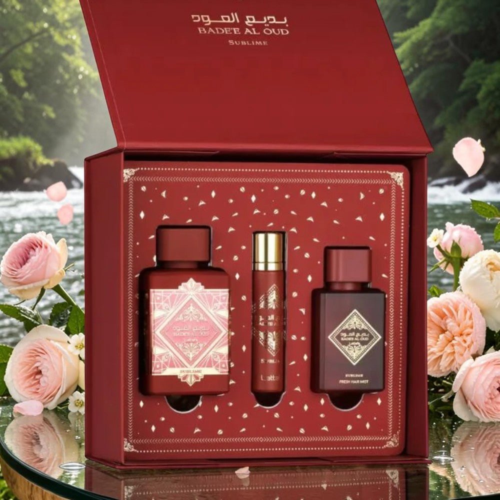 Set Perfume Lattafa Badee Al Oud EDP 3 Piezas - Unisex - Lat-Lattafa - Titan.com.pa - 6290362349358