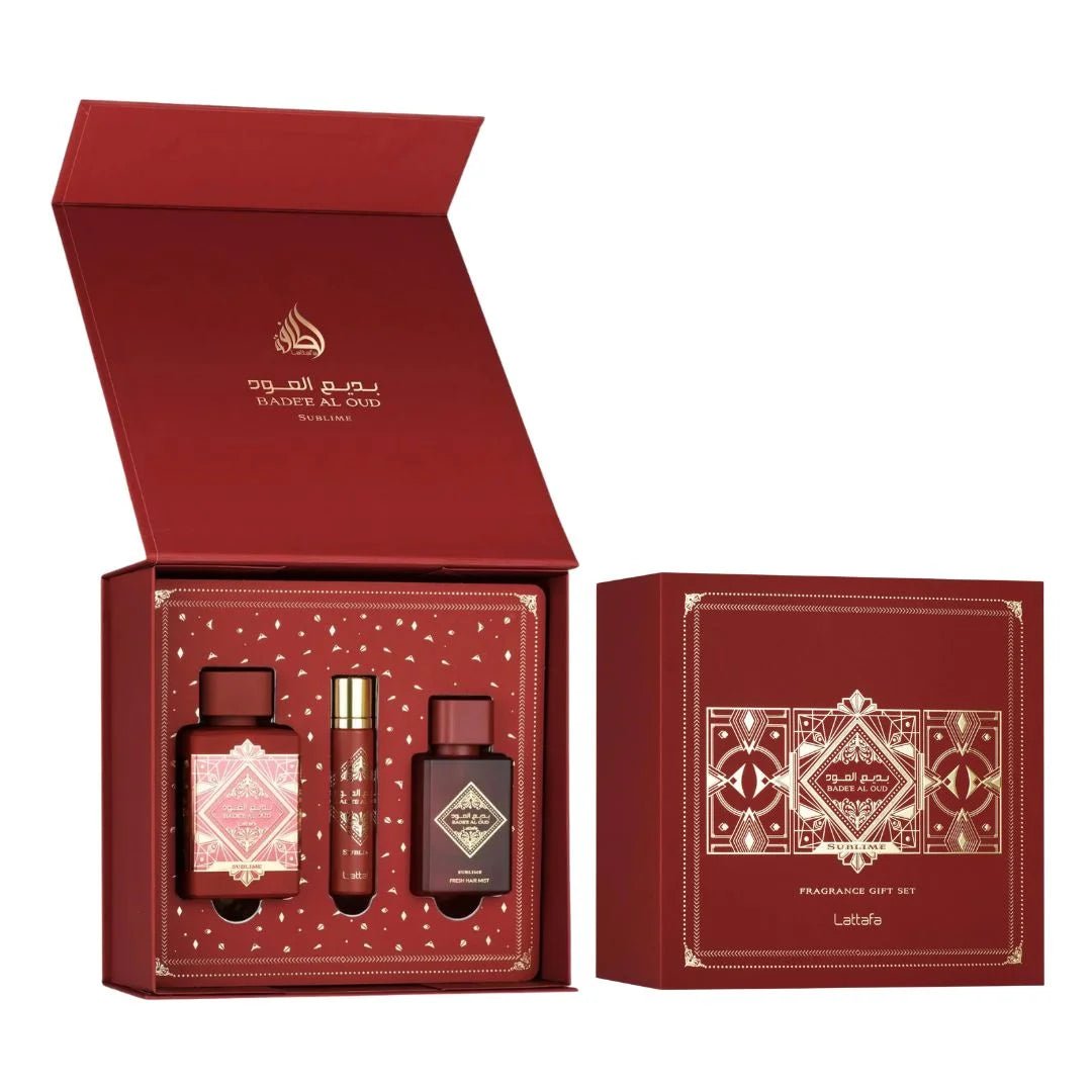 Set Perfume Lattafa Badee Al Oud EDP 3 Piezas - Unisex - Lat-Lattafa - Titan.com.pa - 6290362349358