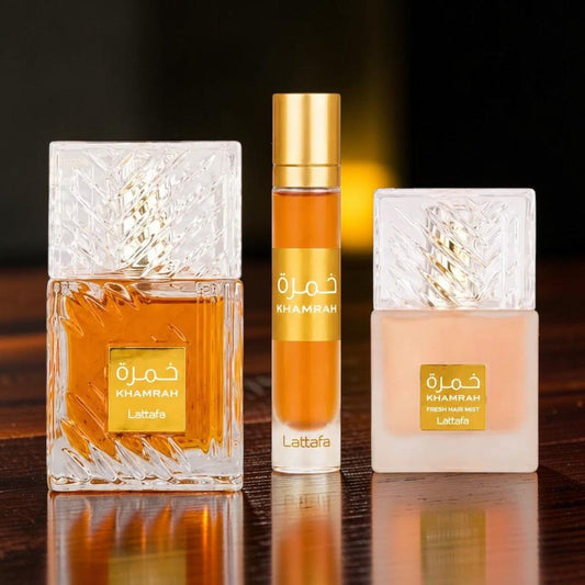 Set Perfume Lattafa Khamrah 3 Piezas EDP - Unisex - Lat-Lattafa - Titan.com.pa - 6290362349303