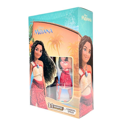 Shampoo + Acondicionador + Gel De Ducha / Spray Desenredante Para Peinar Moana - Disney - Titan.com.pa - 7453130920244