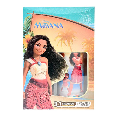 Shampoo + Acondicionador + Gel De Ducha / Spray Desenredante Para Peinar Moana - Disney - Titan.com.pa - 7453130920244