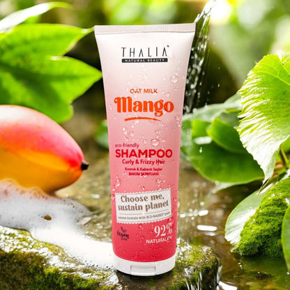 Shampoo Hidratante Thalia Con Leche de Avena y Mango (250 ml) - Para Cabello Rizado - Thalia - Titan.com.pa - 8684225890268