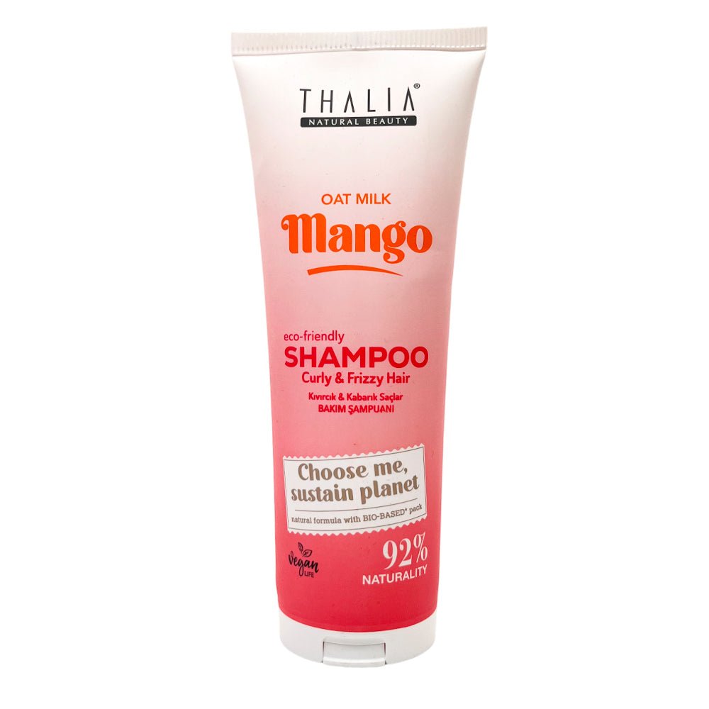 Shampoo Hidratante Thalia Con Leche de Avena y Mango (250 ml) - Para Cabello Rizado - Thalia - Titan.com.pa - 8684225890268