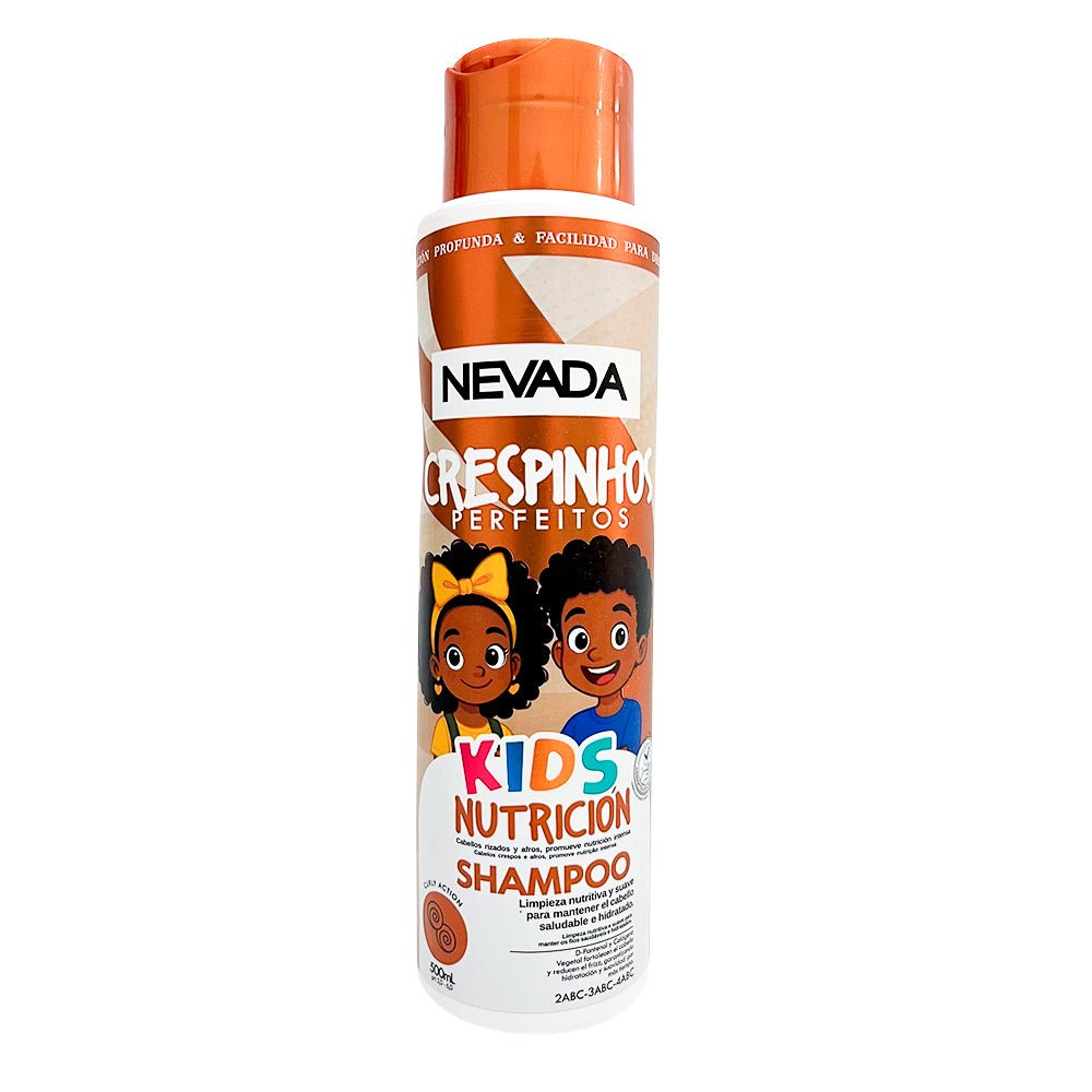 Shampoo Nevada Crespo Perfecto Nutrición Kids 500 ML - Nevada - Titan.com.pa - 7453130921968