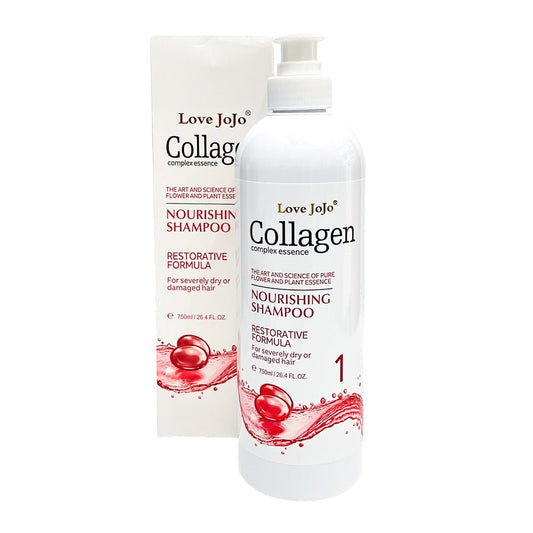 Shampoo Nutritivo Esencia De Complejo De Colágeno Love Jojo 750 ML - Love Jojo - Titan.com.pa - 6937914932834