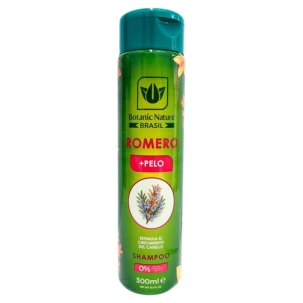 Shampoo Romero + Pelo Botanic Nature 300 ML - Botanic Nature - Titan.com.pa - 7893694205805