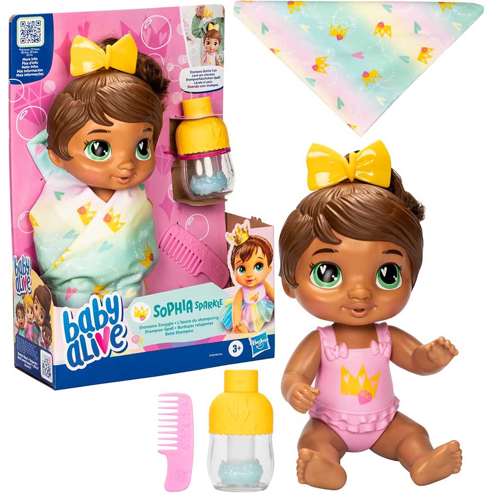 Shampoo Snuggle BRNH Sophia / Baby Alive - Baby Alive - Titan.com.pa - 5010996211118