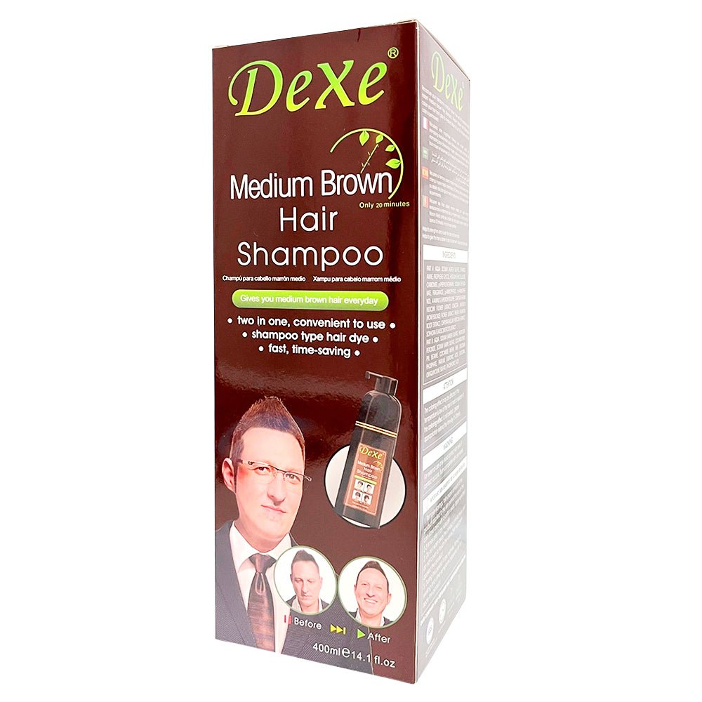 Shampoo Tinte Para Cabello Marrón Medio Dexe 400 ML - Dexe - Titan.com.pa - 799439307407