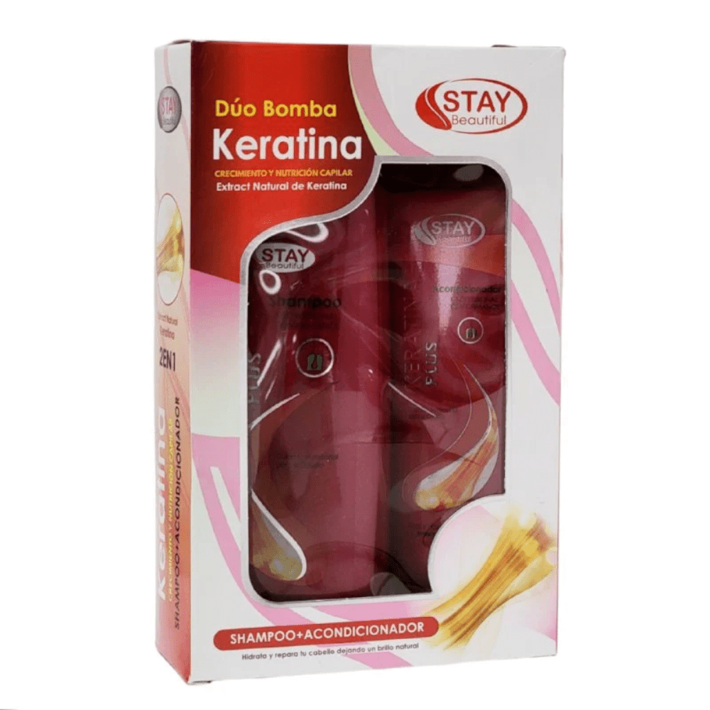 Shampoo y Acondicionador Keratina Stay Beautiful - Stay Beautiful - Titan.com.pa - 6927970897062