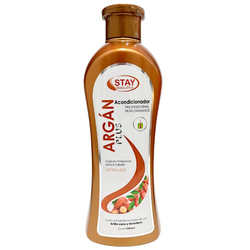 Shampoo y Acondicionador Stay Beautiful con Aceite de Argan 1000 ml - Stay Beautiful - Titan.com.pa - 1617024000023