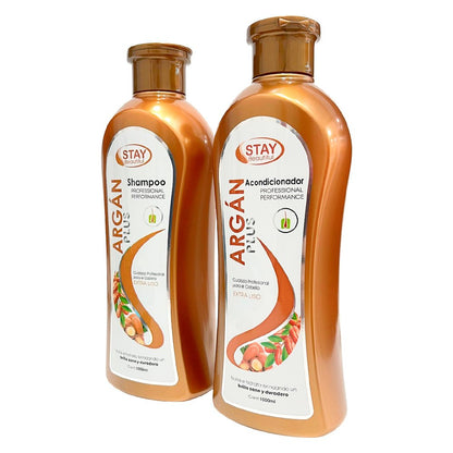 Shampoo y Acondicionador Stay Beautiful con Aceite de Argan 1000 ml - Stay Beautiful - Titan.com.pa - 1617024000023