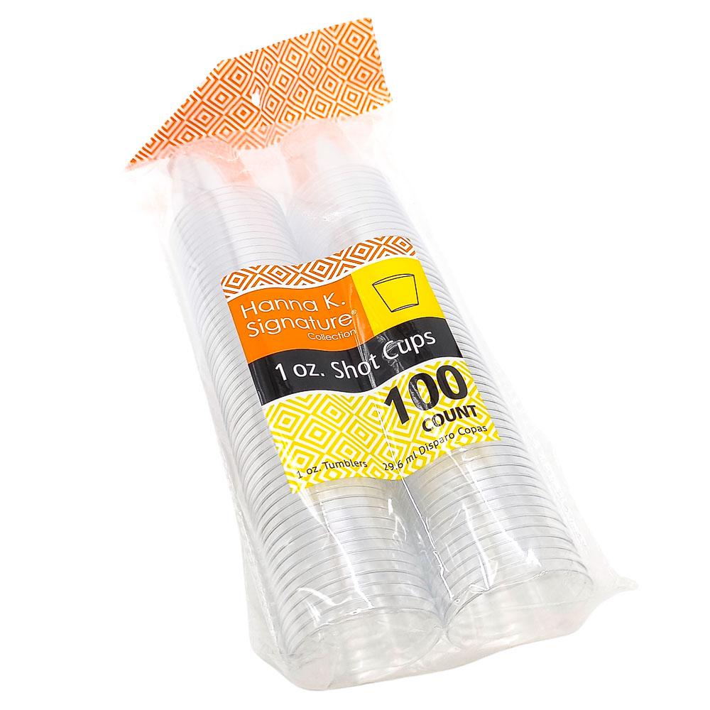 Set de 100 vasos shot desechables Lillian de 1 oz.