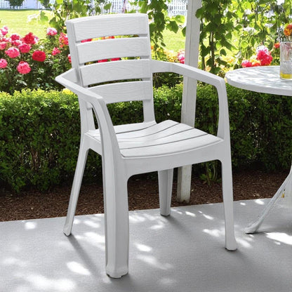 Silla Baru Plástica Rimax / Gris / Con Brazos - Rimax - Titan.com.pa - 7705152116991
