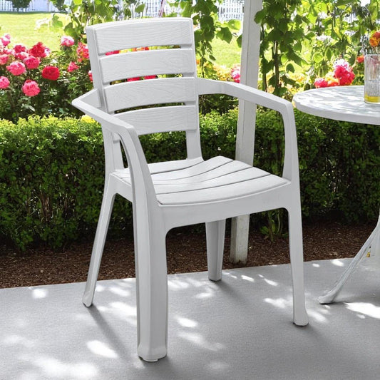 Silla Baru Plástica Rimax / Gris / Con Brazos - Rimax - Titan.com.pa - 7705152116991
