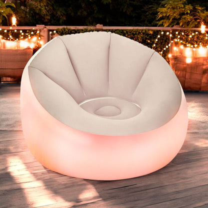 Silla Inflable Bestway Con Luces Led 40" x 38" x 28" - Best Way - Titan.com.pa - 6942138970692